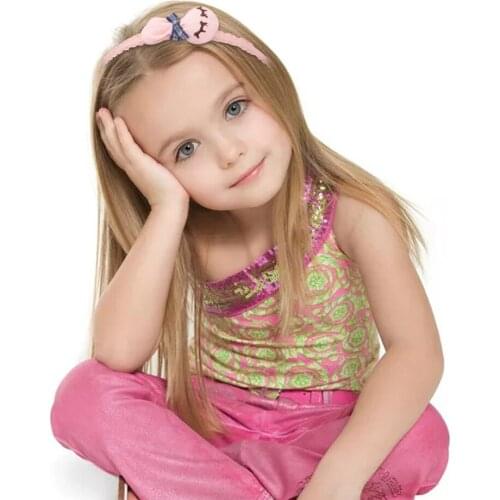 Children Priness Cartoon Hair Hoop Sweet Hairbands Kids Hair Accessories Girls Lovely Flower Hair Bands bandeau cheveux 8 Colors