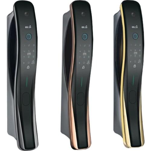 Fully Automatic WIFI APP Peephole Remote Control Digital Fingerprint Passwprd IC Card Key Smart Door Lock