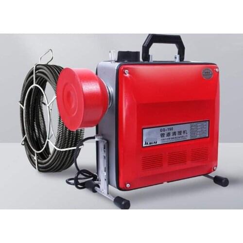 Professional 2200W High-power Sewer Dredger Electric Pipe Dredging Machine Cleaner Toilet Floor GQ-150