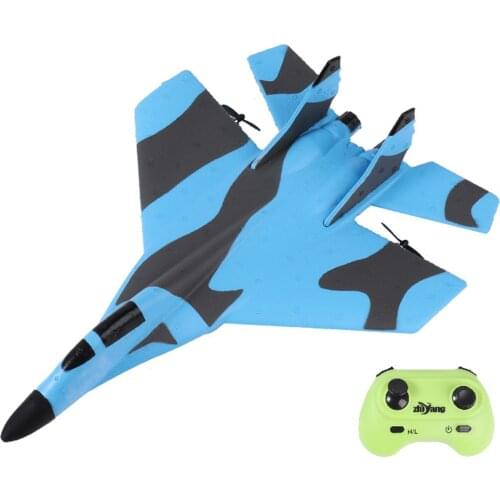 RC Airplane with Light Model Aircrafts EPP Foam Fighter Rechargeable Gliding Airplane