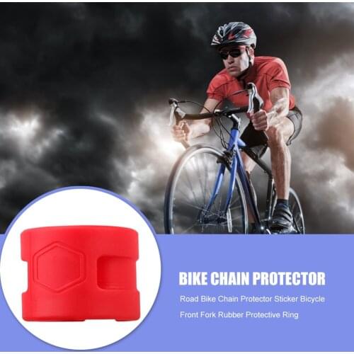 Frame Cover Guard Bicycle Riding Parts Bicycle Front Fork Anti-Collision Chain Protector Stickers Ring Cycling Parts