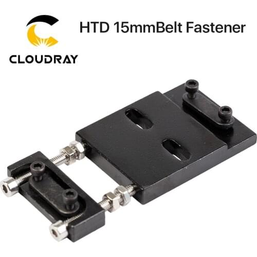 Cloudray Belt Fastener For Width 15MM Open-Ended Timing Belt Transmission Belts For X/Y Axis Hardware Tools Machine Parts