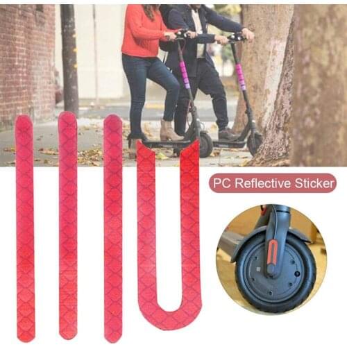 Universal Front Rear Wheel Tyre Cover Protective Shell Reflective Sticker For Xiaomi Mijia M365 Pro Electric Scooter Parts