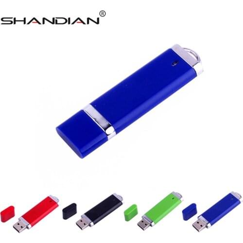 SHANDIAN USB plastic lighter 100%actual Real Capacity USB 2.0 64GB 32 GB 16GB 4GB pendrive Free Ship Memory gift