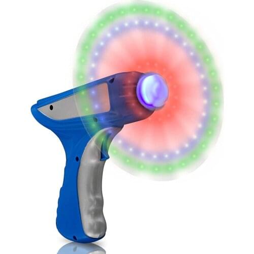 Rotating Flash Pistol Music Luminous Led Colored Lamp Sound and Light Creative Childrens Toy Birthday Childrens Day Gift