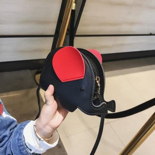 Elephant Crossbody Bags For Women Female PU Leather Shoulder Pack Fashion Animal Shape Handbag Tote Ladies Messenger Bag