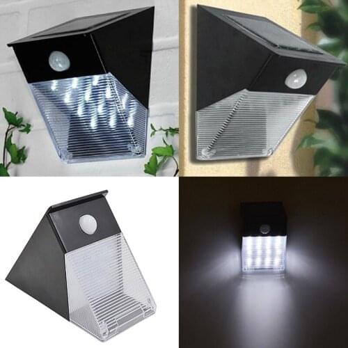 12LED Triangle Solar Induction Light Outdoor Induction Wall Light Solar Light