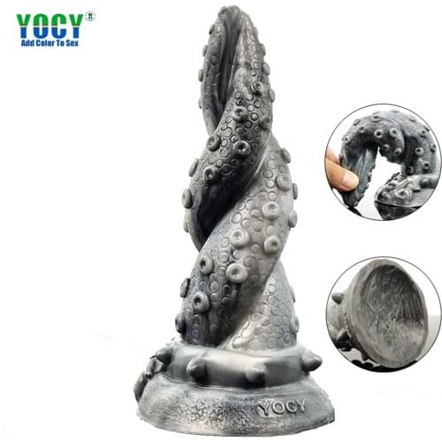 2021 Realistic Octopus Feet Dildo Rough Touch Masturbator Anal Fantasy Penis MenS And WomenS Orgasm Massage Sex Toys Porn
