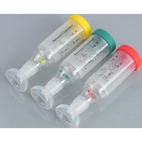 Uvet veterinary pet aerosol chamber inhaler asthma Medical Polymer Materials 3pcs adapter 175ml cat dog aerosol chamber inhaler