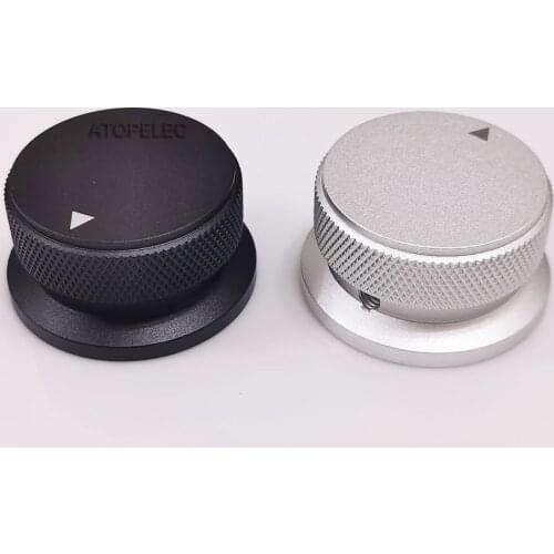 38*20mm Solid Full Aluminum Knob HiFi Hi-End Audio AMP DAC CD Potentiometer Volume Control 6mm Shaft CNC Machined Anodized