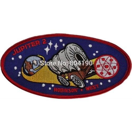 5" TV Series Jupiter 2 Iron On Sew On Patch Badge costume emblem scrapbooking accessories