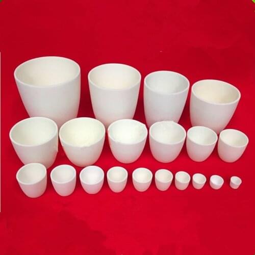 99% alumina crucible conventional arc shape Corundum crucible / with a variety of specifications with the size/sintered crucible