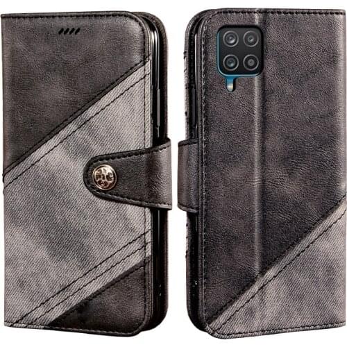 Flip Case For Samsung Galaxy A12 Book Leather Case Shockproof Bumper Flip Case For Samsung Galaxy A12 Cover