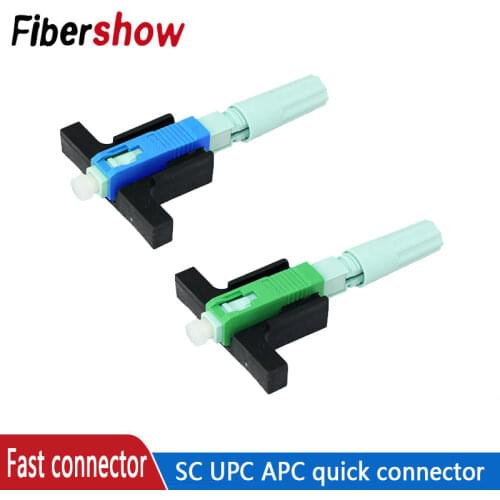 FTTH SC UPC Optical fibe quick connector SC FTTH Fiber Optic Fast Connector Embedded High Quality SC APC