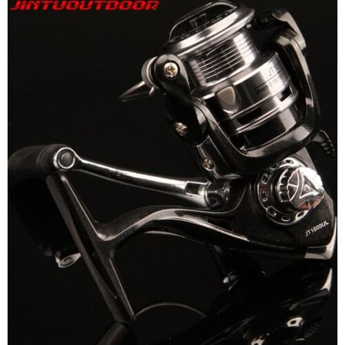 JINTUOUTDOOR Fishing Reel 1000 Metal Spinning Trolling Reels Shalow Line Cup Speed Ratio 5.2:1Configuration10+1 UltraLight trout