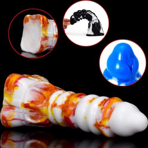 Colorful Dildos Big Realistic Penis Strong Suction Cup Anal Butt Plug Dick Toy for Adult Erotic G-Spot Orgasm Sex Toys for Woman