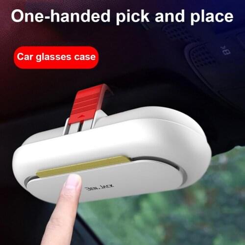 Multi-function Car Sunglasses Holder Car Sun Visor Glasses Case Organizer Glasses Storage Box Holder Visor Sunshade Car Styling