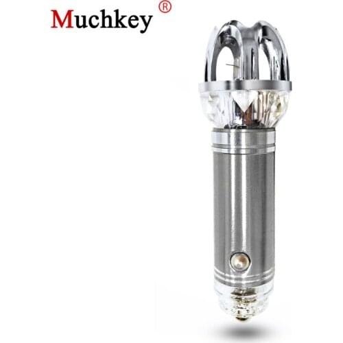 Car Air Purifier 12V Negative Ionizer Air Cleaner Car Ionic Air Freshener Odor Eliminator Remove Smoke Smell Auto Accessories