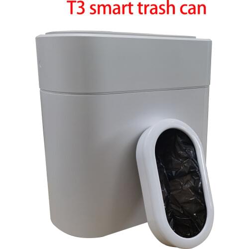 Xiaomi T3 Trash Can Self-Sealing Self-Changing 13L Motion Sensor Automatic Open Lid Garbage Bin Ture Touchless TrashCan