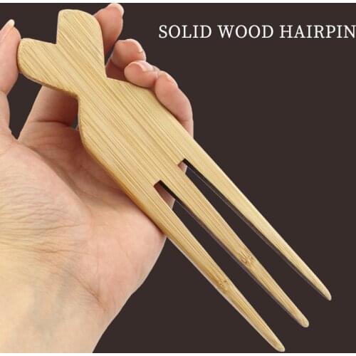 2021 New Chinese Style Bamboo Hairpin Head Accessories WomenS Hairpin Pan Hair Headdress Natural Pick Comb