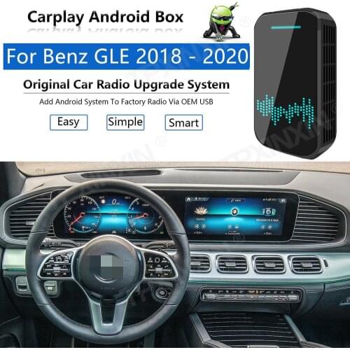 Upgrade Radio Carplay Android Auto Audio For Benz GLE 2018-2020 Apple Wireless AI Box Car Multimedia Player GPS Navi unit