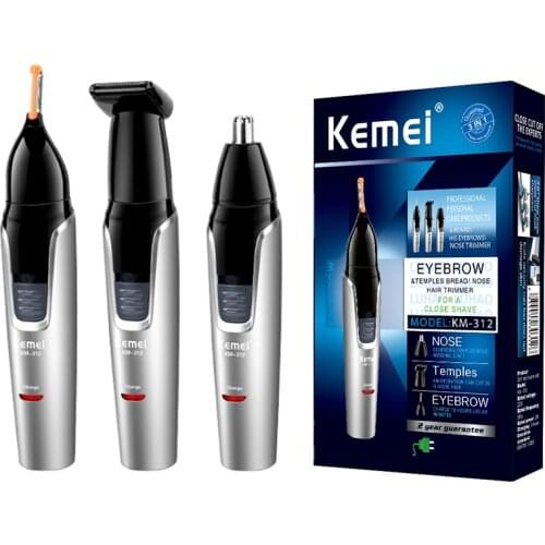 3in1 Rechargeable nose trimmer beard trimer for men electric shaver eyebrow trimmer hair ear electric razor face shaving machine