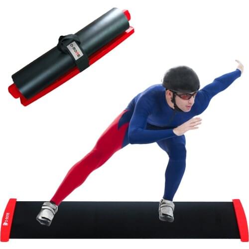 Portable Slide Board Mat Set PVC Pad with Shoes Cover and Storage Bag Home Gym Balance Training Equipment Skating Board Fitness