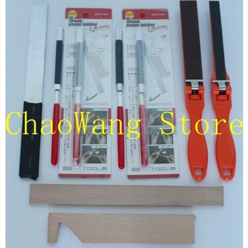 Sandpaper Polished Rod Jewelry Polishing Tools Flat Emery Sticks