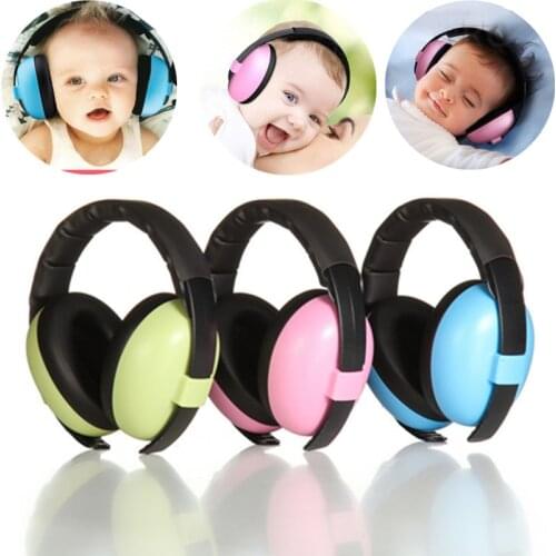 Kids Noise Cancelling Earmuffs Headphone Hearing Protection Safety Earmuffs Baby Children Sleep Anti-Noise Ear Defenders