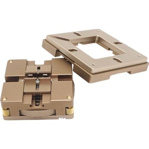 Golden Aluminium Alloy BGA Reballing Station BGA Reball Kit Magnetism Lock