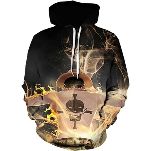 2021 Winter One Piece Japan anime 3D Printing hoodie Men Women Streetwear Hoodies Pullovers hip hop Sweatshirts casual Tracksuit