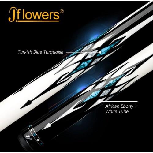 Jflowers Billiard Carbon Fiber Pool Cue Stick Carbon Energy Technology Real Inlay Cue Kit with Extension