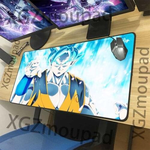 XGZ Large Mouse Pad Black Lock Edge Anime Computer Table Mat Rubber Non-slip Custom Fashion Coaster Carpet Xxl