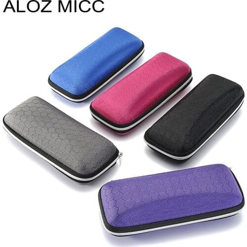ALOZ MICC New Sunglasses Men Case Style Eyeglass Case for Women Zipper Sunglasses Box Q295