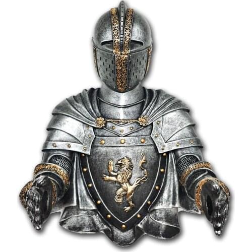 GTBL Toilet Paper Holders Roll Medieval Statue Knight to Remember Gothic Bathroom Decor Paper Towel Holder