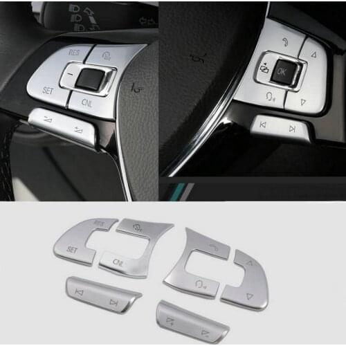 For New CC in 2019 Jetta Passat b8l Golf 7 MK7 Tiguan L Touan L Steering wheel key sequins Car interior decoration