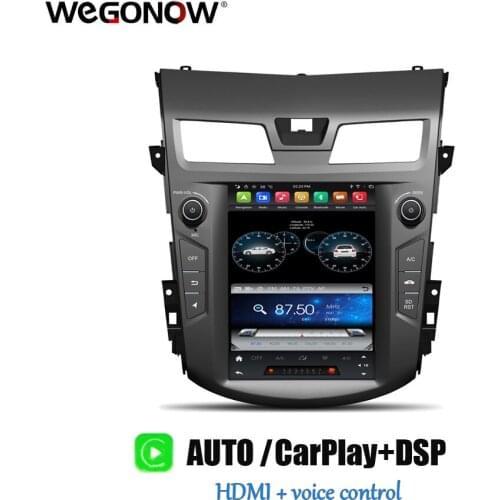 DSP PX6 Carplay voice control Tesla 9.7"Android 9.0 4GB 64GB auto radio GPS Navigation BT5.0 For Nissan Teana 2013 - 2017