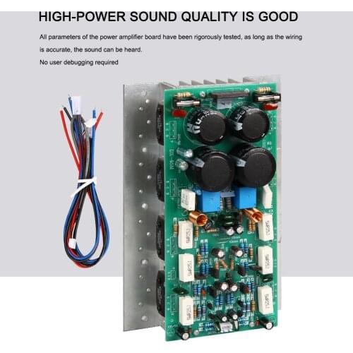 For Sanken 1494/3858 800W Two-Channel Stereo High-Power Amplifier Board