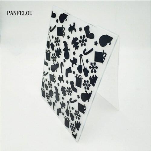 HOT plastic Easter gifts craft card making paper card album wedding decoration clip Embossing folders