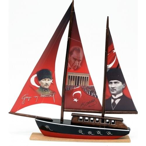 Synope Ataturk Sailing Printed Yacht Model-Ship Boat Model (Ybm-2)