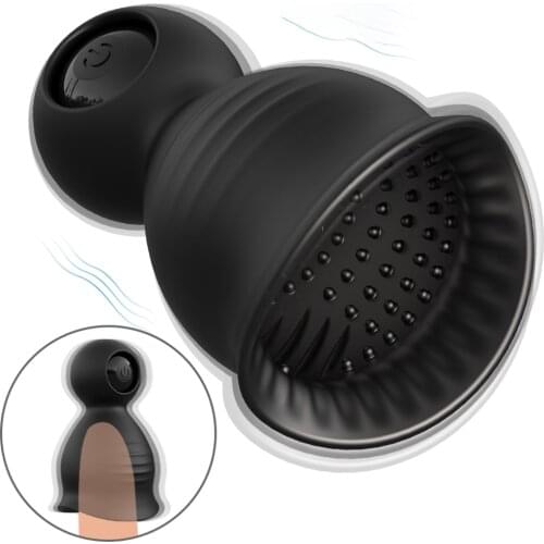 Glans Stimulate Massager Penis Delay Trainer Glans Vibrators Male Masturbation For Adult Sex Toy For Men Trainer Oral Climax