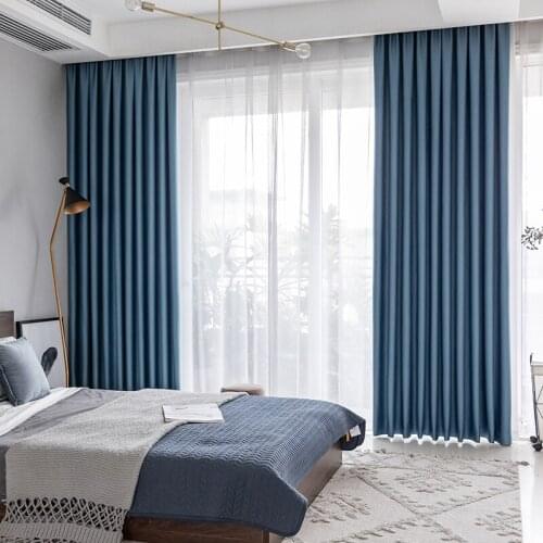 Chicity fireproof Blackout Curtain For Living room thick thermal flame retardant Curtains for Bedroom Window