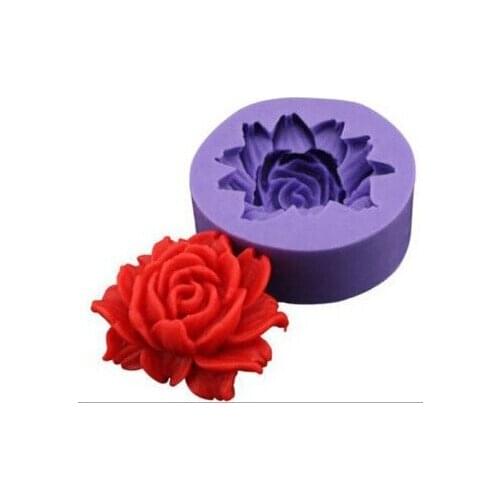 Wholesale Silicone mold K057 Resin Flower mold decoration fondant cake chocolate mold