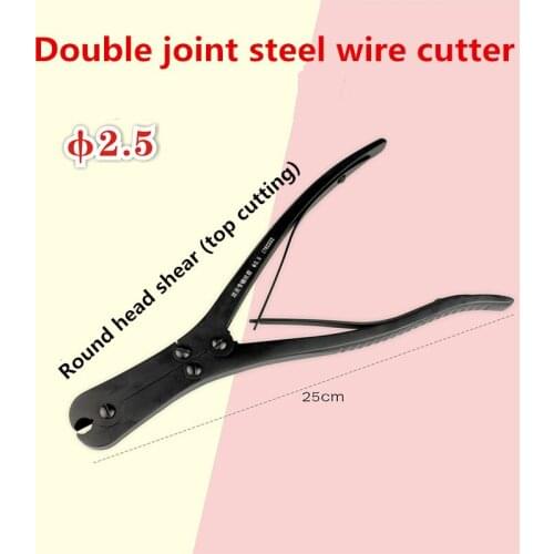 Orthopedic instruments medical black handle Kirschner wire, bone plate screw nail, round mouth, top cutting, stainlsteel steel