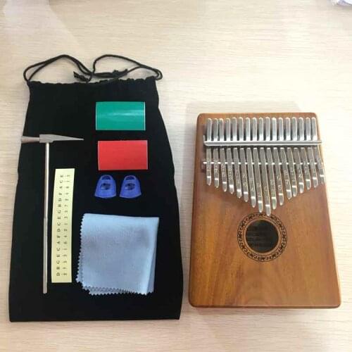 Thumb Finger Piano 17-Key Lightweight Portable Music Elements for Beginner
