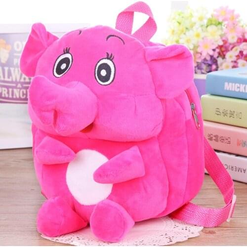 High Quality 3-7 Years Old Kids Cute Cartoon Plush Backpack Toy Mini Schoolbag Kindergarten Boy Girl Baby Bags Lovely Mochila