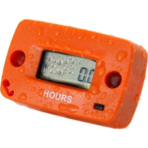 Digital Resettable Inductive Gasoline Engine Hour Meter Maintenance Reminders Counter Meter For Any Petrol Engine 2/4 Stroke