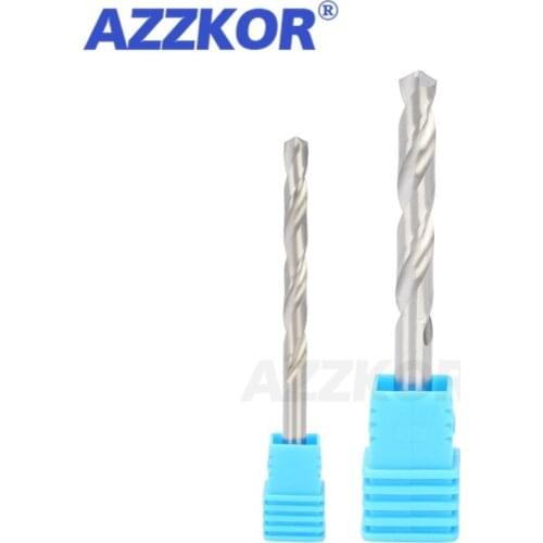 Carbide Alloy 3D Drill Tungsten Steel Super Hard Stainless Twist Bit Straight Handle Solid Interval White 1.05-7.95mm 0.1mm