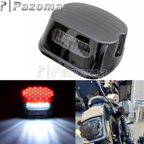 Motorcycle LED Brake Stop Taillight Rear Running Lamp License Lights For Harley Dyna Road King Sportster Street Glide XL1200 883