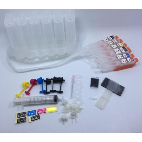 YOTAT 6 color CISS ink cartridge PGI770 PGI-770 PGI-770XL CLI-771XL with ARC chip for Canon PIXMA MG7770